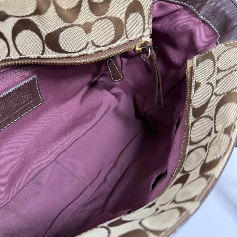 COACH Multicolor Patchwork Turn Lock Signature 10… - image 12